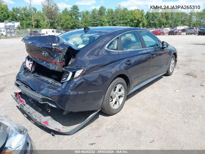 KMHL24JA3PA265310 2023 Hyundai Sonata Se