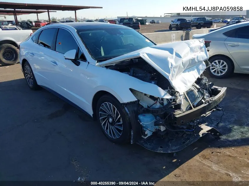 2023 Hyundai Sonata Hybrid Limited VIN: KMHL54JJ8PA059858 Lot: 40255390