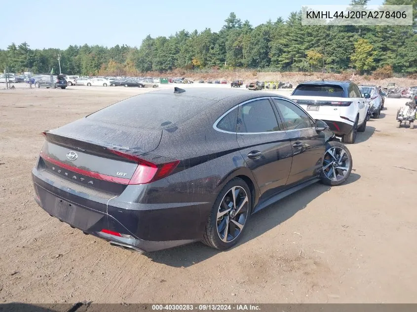 2023 Hyundai Sonata Sel Plus VIN: KMHL44J20PA278406 Lot: 40300283