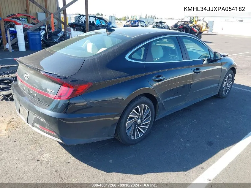 2023 Hyundai Sonata Hybrid Sel VIN: KMHL34JJXPA054182 Lot: 40317268