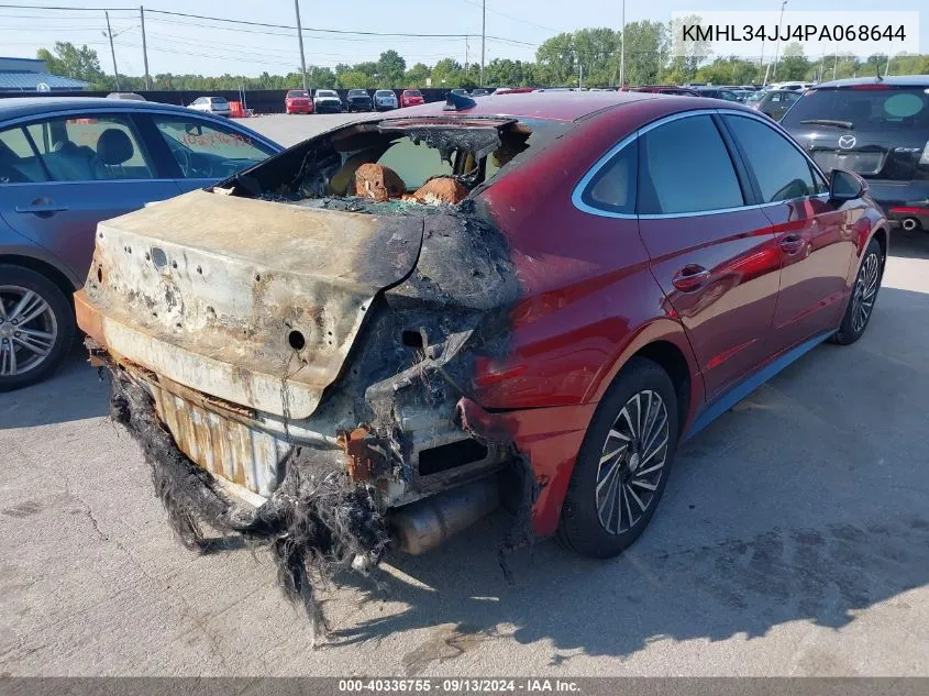 2023 Hyundai Sonata Hybrid/Sel VIN: KMHL34JJ4PA068644 Lot: 40336755