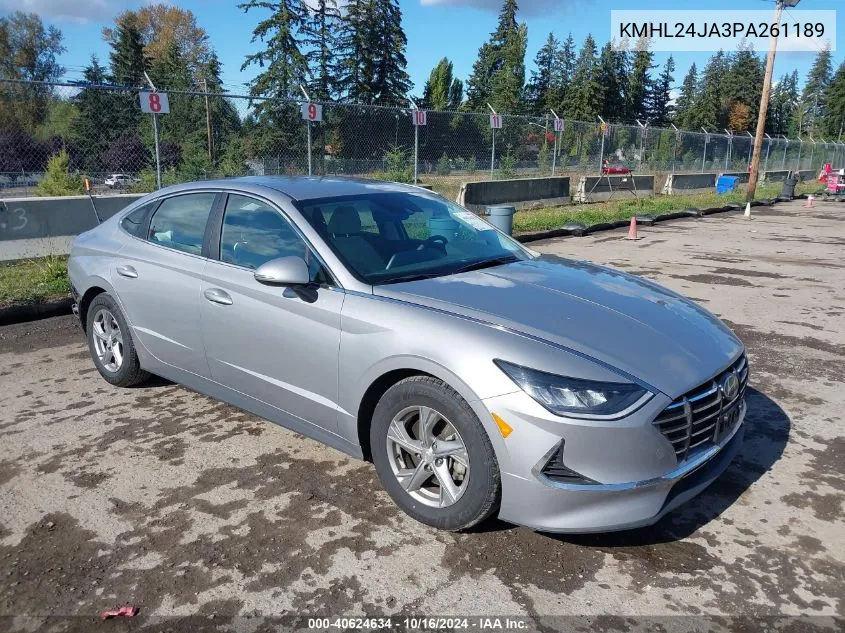 2023 Hyundai Sonata Se VIN: KMHL24JA3PA261189 Lot: 40624634