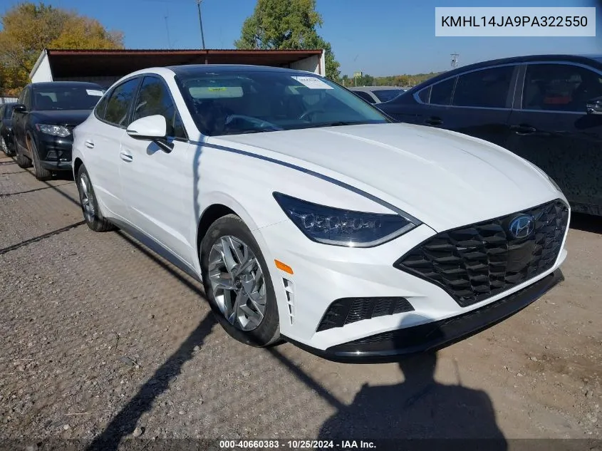 2023 Hyundai Sonata Sel VIN: KMHL14JA9PA322550 Lot: 40660383