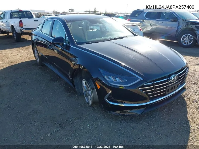 2023 Hyundai Sonata Se VIN: KMHL24JA8PA257400 Lot: 40678816