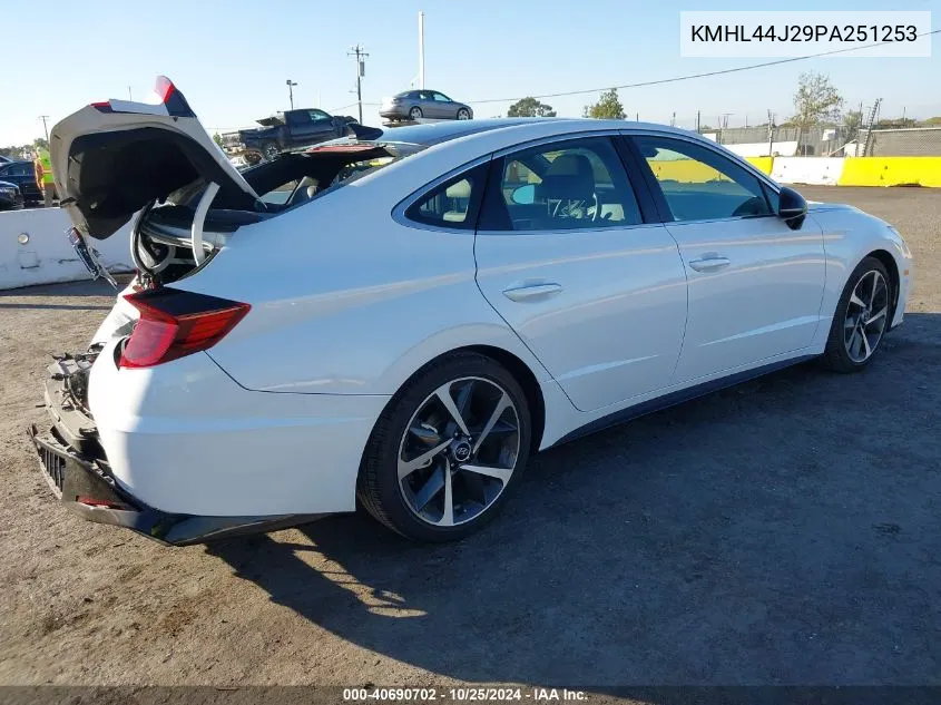 2023 Hyundai Sonata Sel Plus VIN: KMHL44J29PA251253 Lot: 40690702