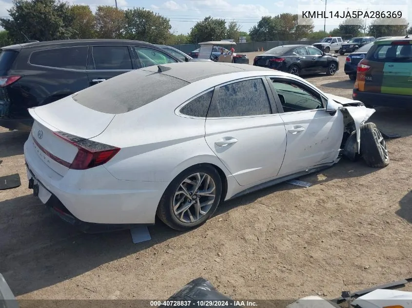 2023 Hyundai Sonata Sel VIN: KMHL14JA5PA286369 Lot: 40728837