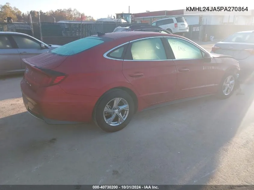 2023 Hyundai Sonata Se VIN: KMHL24JA5PA270864 Lot: 40730200