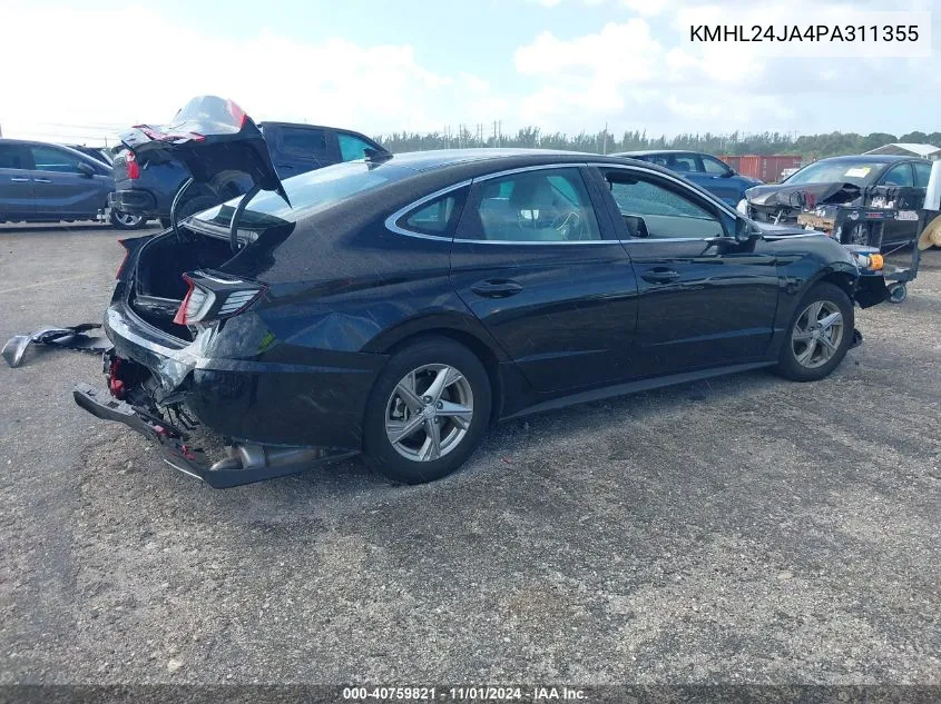 2023 Hyundai Sonata Se VIN: KMHL24JA4PA311355 Lot: 40759821