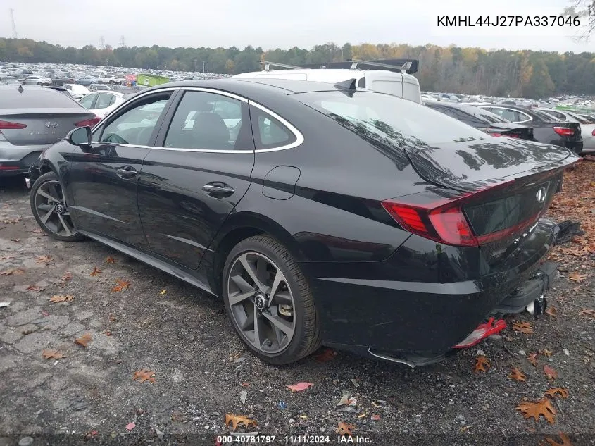 2023 Hyundai Sonata Sel Plus VIN: KMHL44J27PA337046 Lot: 40781797