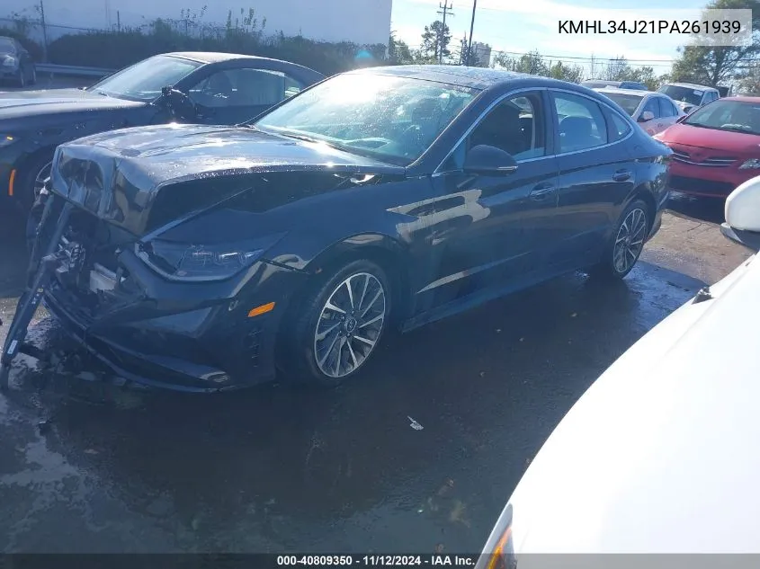 2023 Hyundai Sonata Limited VIN: KMHL34J21PA261939 Lot: 40809350