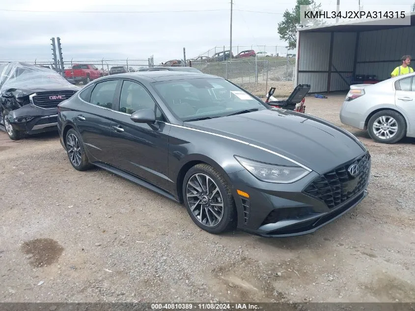 2023 Hyundai Sonata Limited VIN: KMHL34J2XPA314315 Lot: 40810389