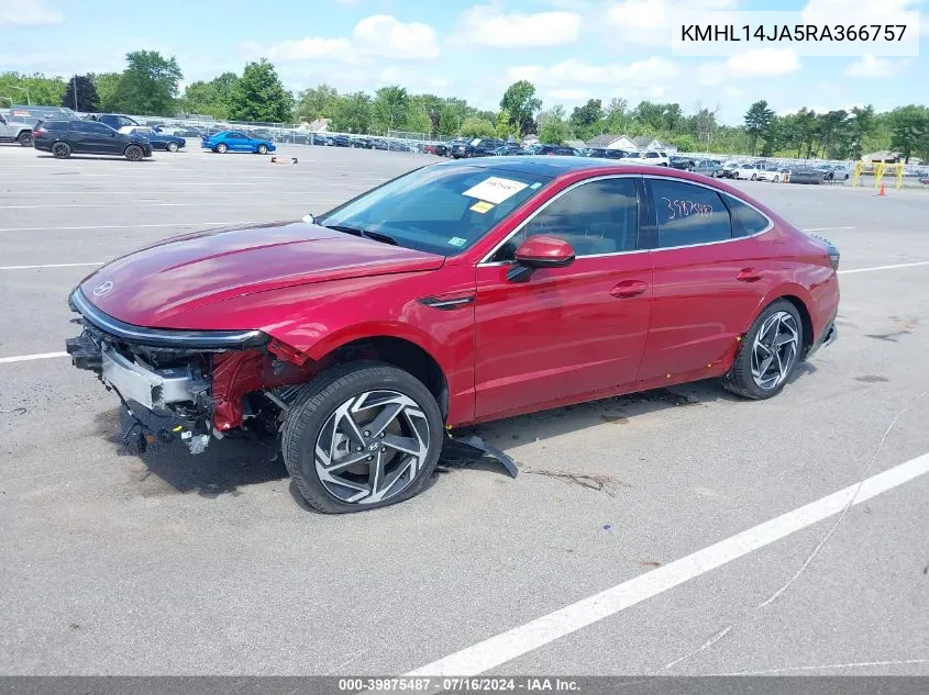 KMHL14JA5RA366757 2024 Hyundai Sonata Sel