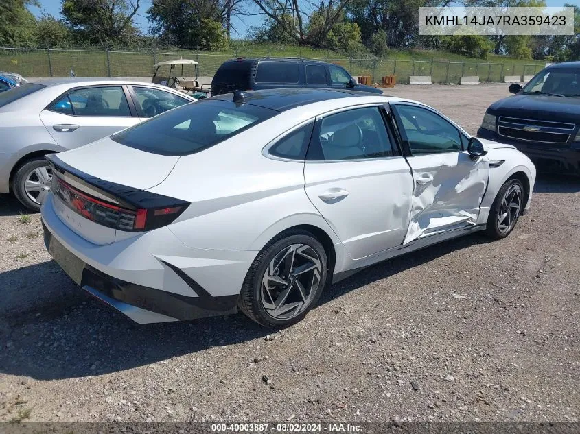 KMHL14JA7RA359423 2024 Hyundai Sonata Sel