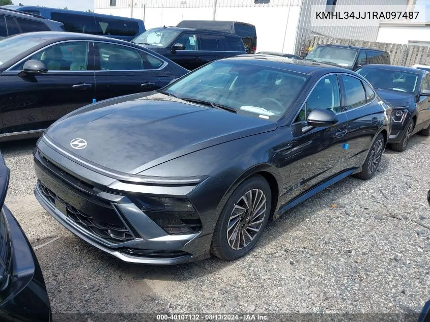 KMHL34JJ1RA097487 2024 Hyundai Sonata Hybrid Sel