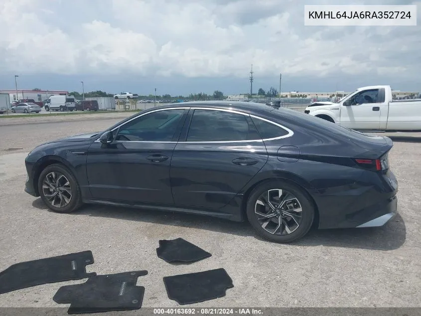 KMHL64JA6RA352724 2024 Hyundai Sonata Sel