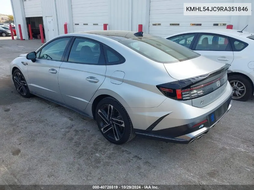 2024 Hyundai Sonata N Line VIN: KMHL54JC9RA351846 Lot: 40728519