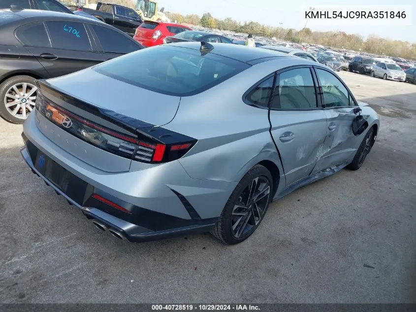 2024 Hyundai Sonata N Line VIN: KMHL54JC9RA351846 Lot: 40728519