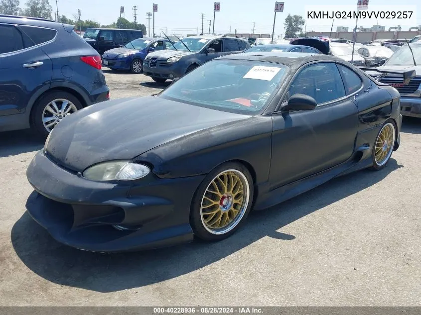 1997 Hyundai Tiburon VIN: KMHJG24M9VV029257 Lot: 40228936