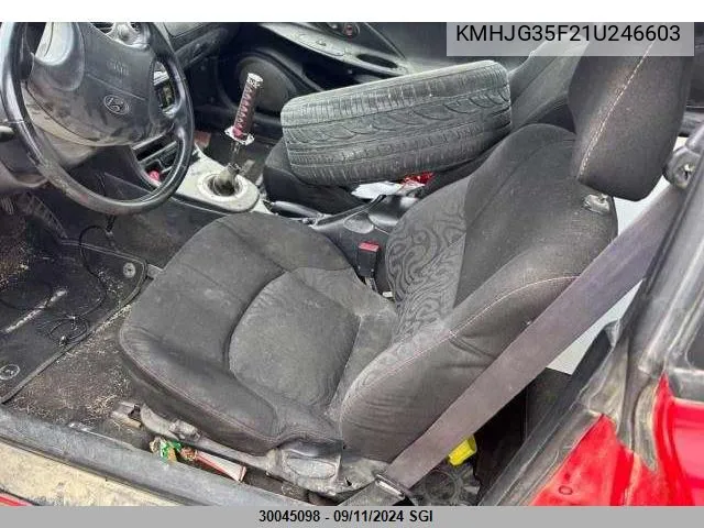 KMHJG35F21U246603 2001 Hyundai Tiburon