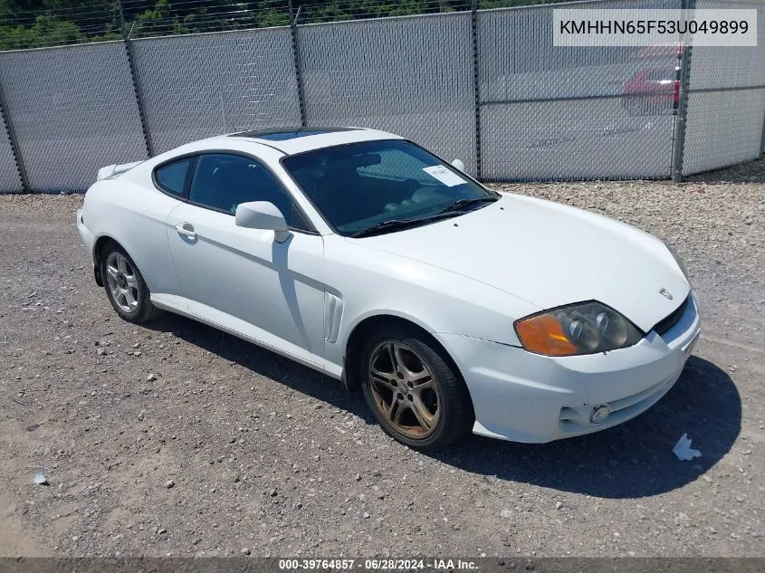 2003 Hyundai Tiburon Gt V6 VIN: KMHHN65F53U049899 Lot: 39764857