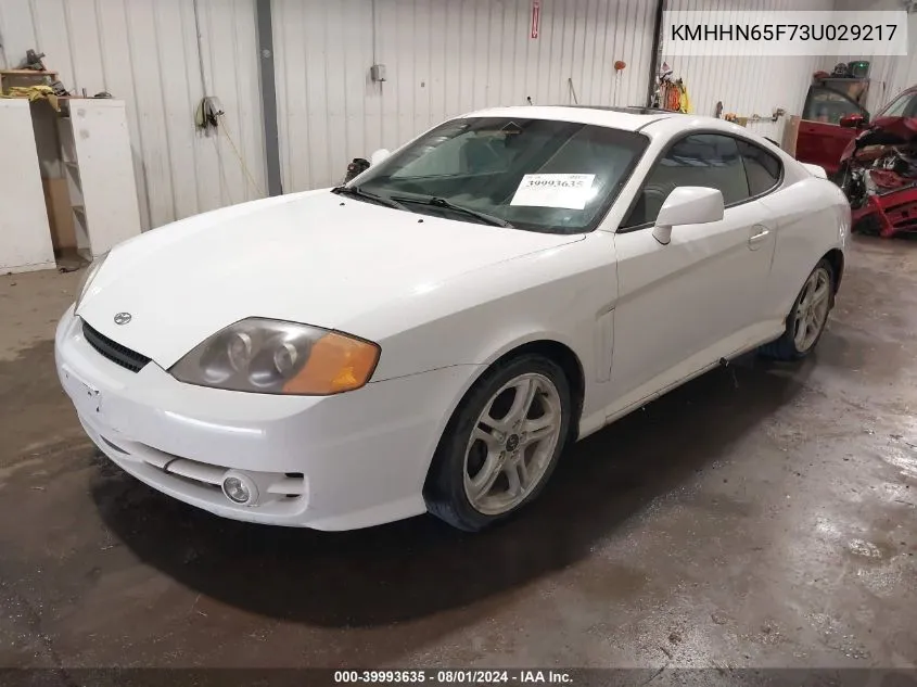 KMHHN65F73U029217 2003 Hyundai Tiburon Gt V6