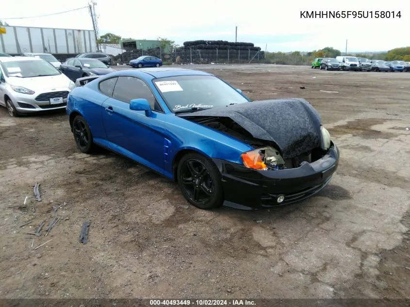 2005 Hyundai Tiburon Gt/Se VIN: KMHHN65F95U158014 Lot: 40493449