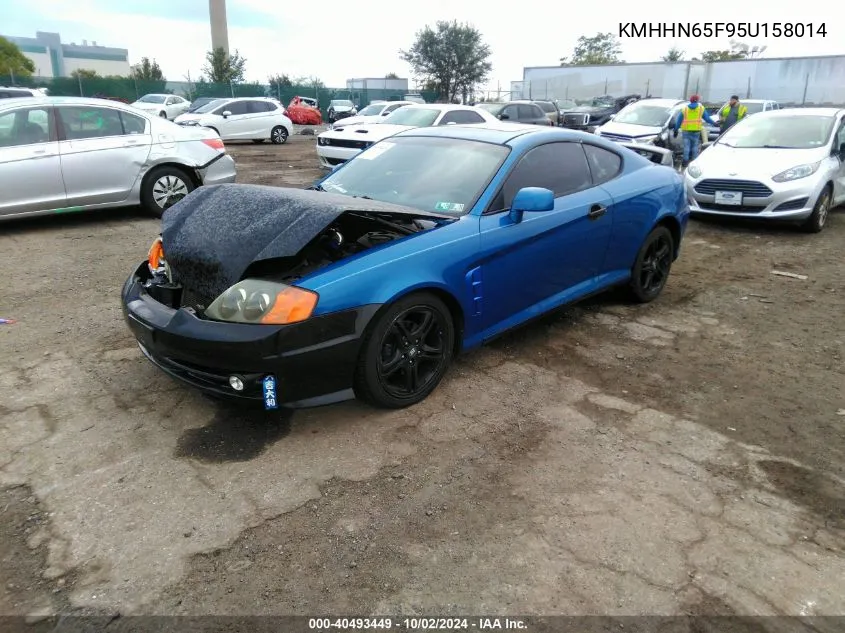 2005 Hyundai Tiburon Gt/Se VIN: KMHHN65F95U158014 Lot: 40493449