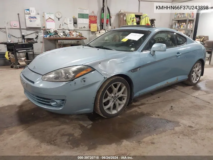 KMHHN66F37U243898 2007 Hyundai Tiburon Gt/Gt Limited/Se