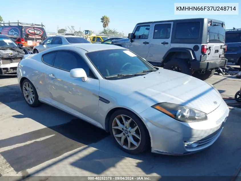 KMHHN66F37U248714 2007 Hyundai Tiburon Gt/Gt Limited/Se