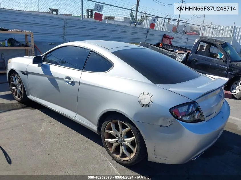 KMHHN66F37U248714 2007 Hyundai Tiburon Gt/Gt Limited/Se