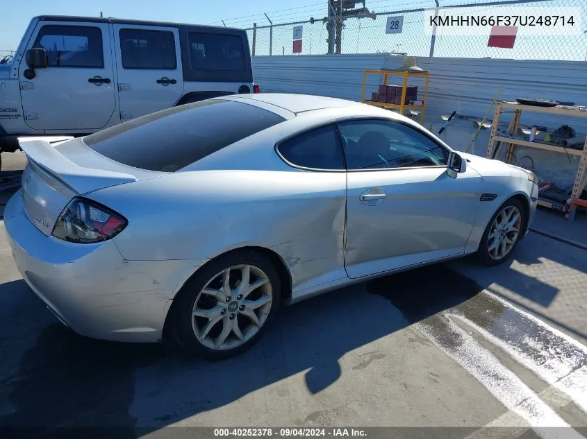 KMHHN66F37U248714 2007 Hyundai Tiburon Gt/Gt Limited/Se