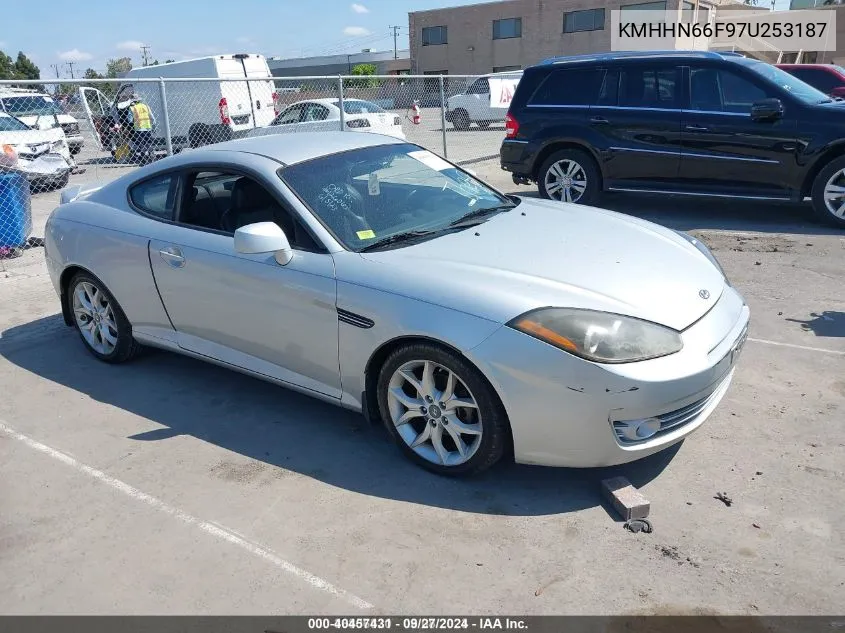 2007 Hyundai Tiburon Gt/Gt Limited/Se VIN: KMHHN66F97U253187 Lot: 40457431