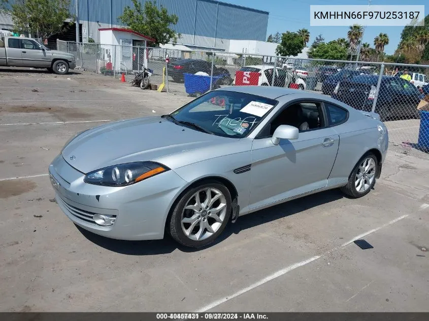 2007 Hyundai Tiburon Gt/Gt Limited/Se VIN: KMHHN66F97U253187 Lot: 40457431