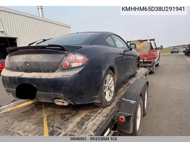 KMHHM65D38U291941 2008 Hyundai Tiburon Gs