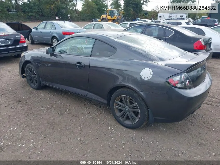 2008 Hyundai Tiburon Gs VIN: KMHHM66D88U284532 Lot: 40490154