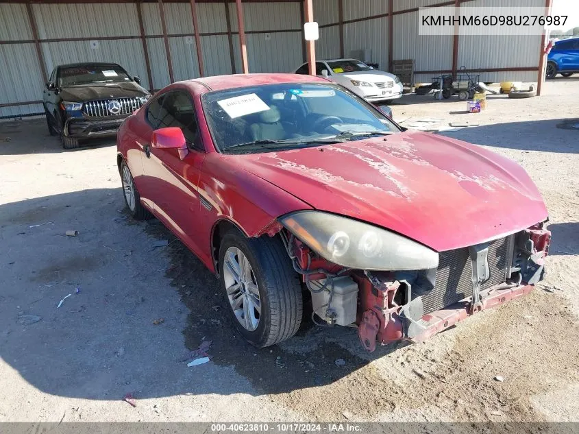 KMHHM66D98U276987 2008 Hyundai Tiburon Gs