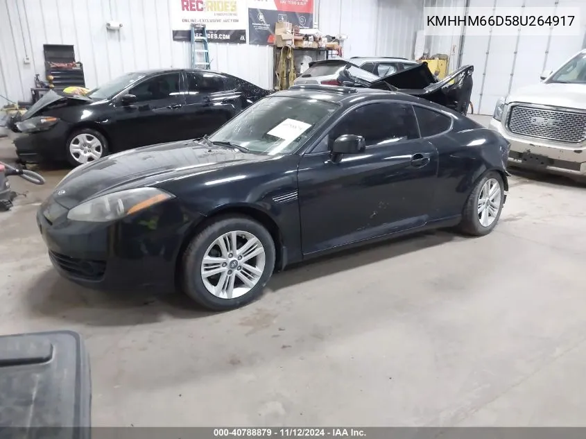 KMHHM66D58U264917 2008 Hyundai Tiburon Gs