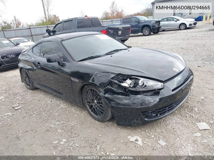 KMHHM66D08U294665 2008 Hyundai Tiburon Gs