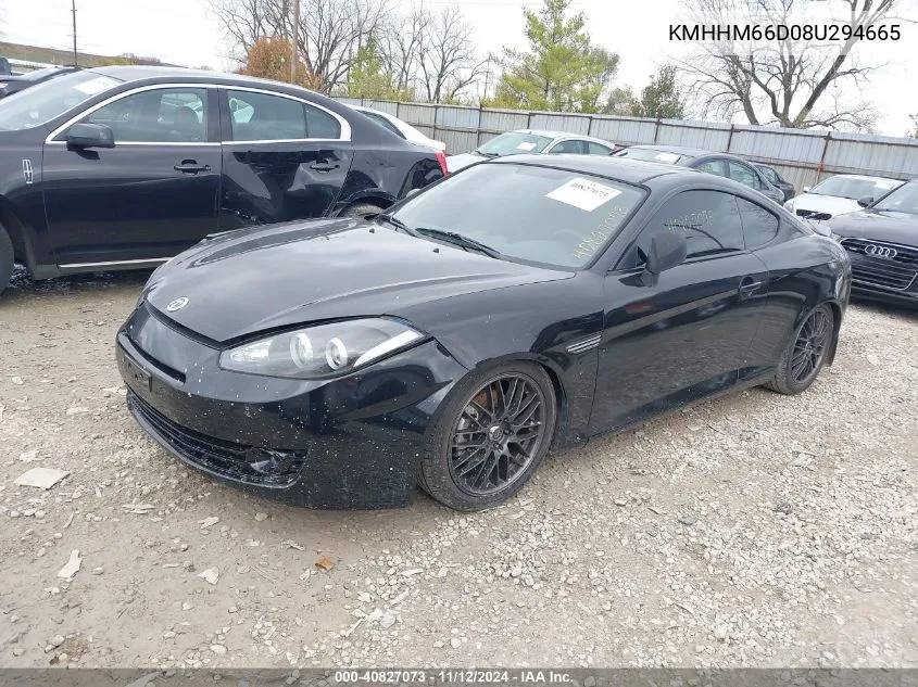 KMHHM66D08U294665 2008 Hyundai Tiburon Gs