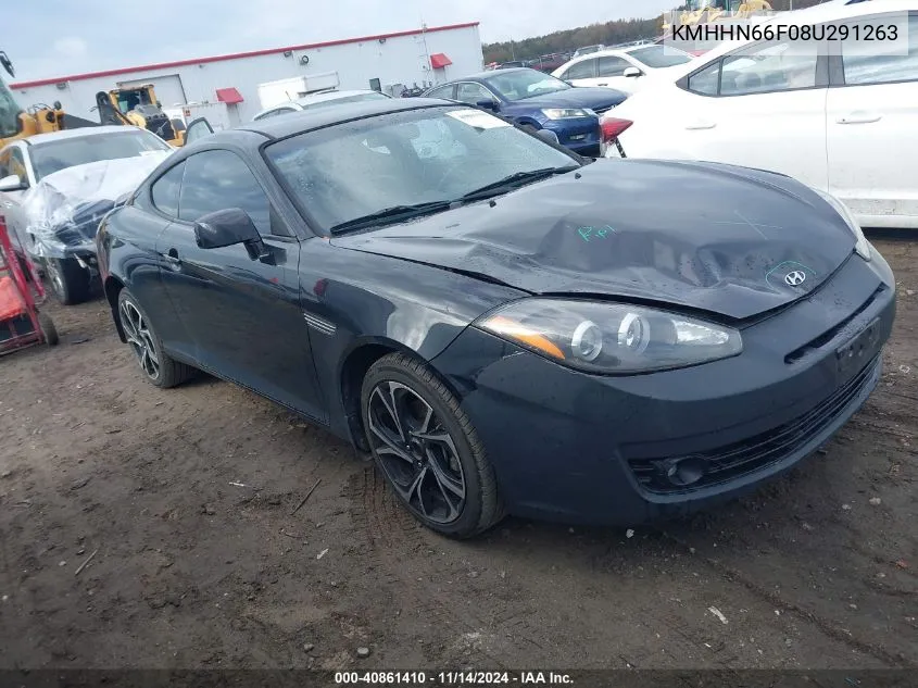 2008 Hyundai Tiburon Gt/Gt Limited/Se VIN: KMHHN66F08U291263 Lot: 40861410