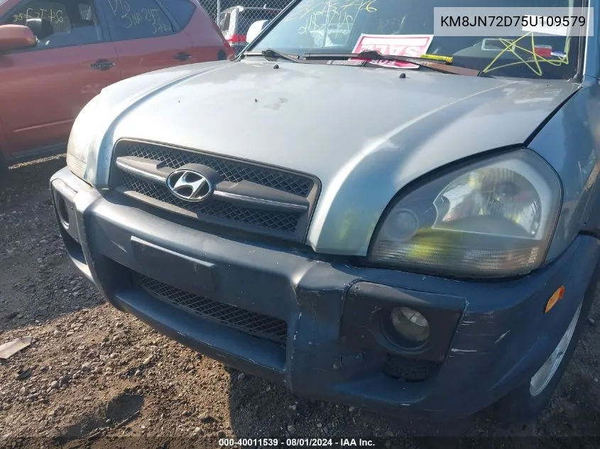 2005 Hyundai Tucson Gls/Lx VIN: KM8JN72D75U109579 Lot: 40011539