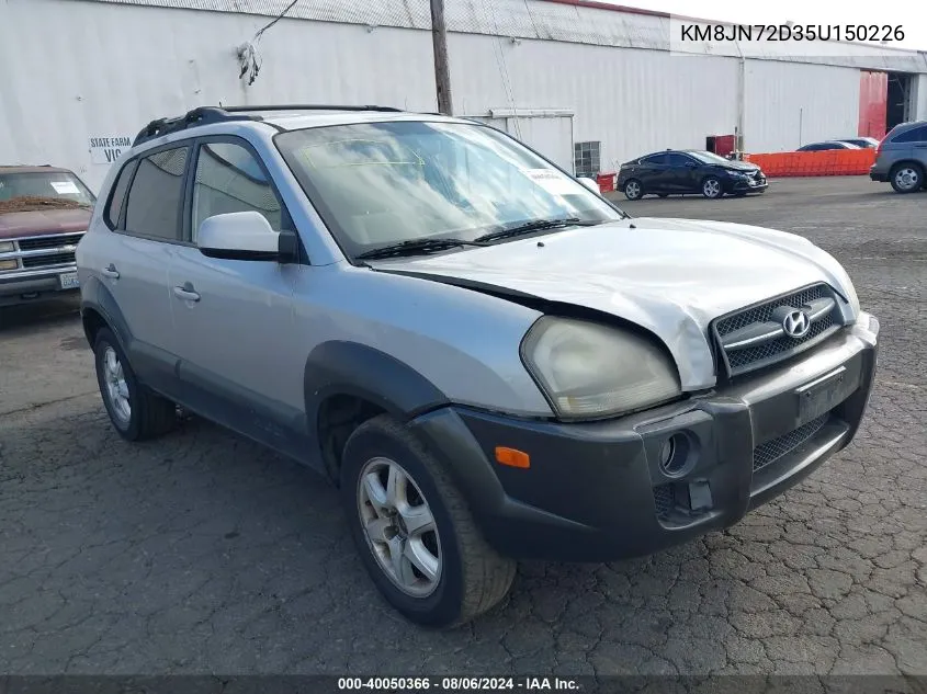 KM8JN72D35U150226 2005 Hyundai Tucson Gls/Lx