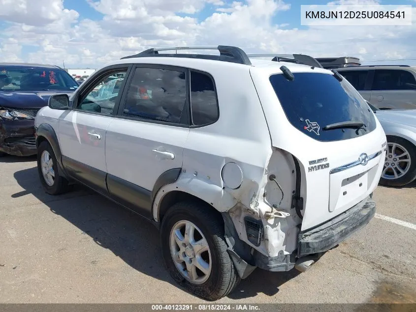 2005 Hyundai Tucson Gls/Lx VIN: KM8JN12D25U084541 Lot: 40123291