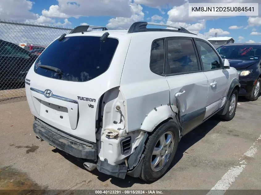 2005 Hyundai Tucson Gls/Lx VIN: KM8JN12D25U084541 Lot: 40123291