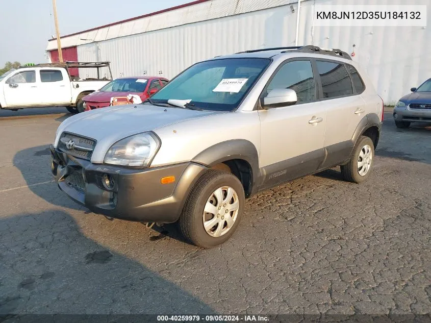 2005 Hyundai Tucson Gls/Lx VIN: KM8JN12D35U184132 Lot: 40259979