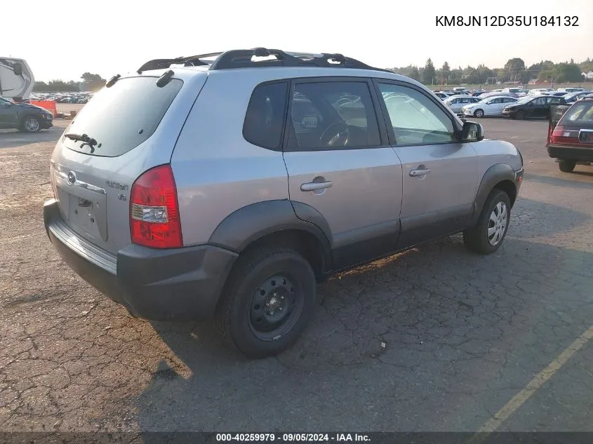 2005 Hyundai Tucson Gls/Lx VIN: KM8JN12D35U184132 Lot: 40259979