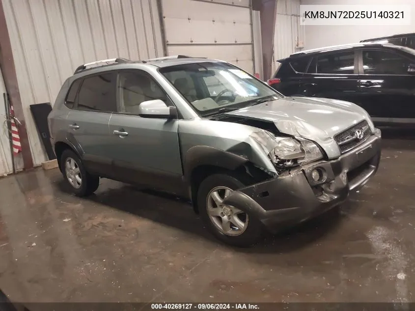 KM8JN72D25U140321 2005 Hyundai Tucson Gls/Lx