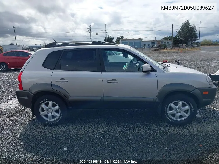 2005 Hyundai Tucson Gls/Lx VIN: KM8JN72D05U089627 Lot: 40316649