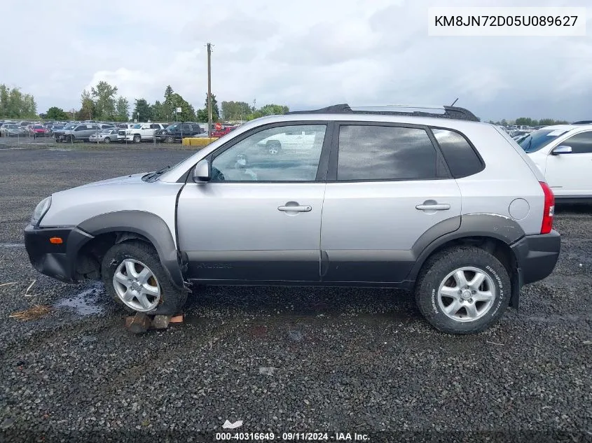 2005 Hyundai Tucson Gls/Lx VIN: KM8JN72D05U089627 Lot: 40316649