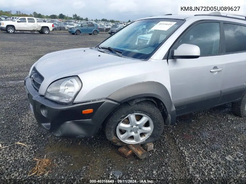 2005 Hyundai Tucson Gls/Lx VIN: KM8JN72D05U089627 Lot: 40316649